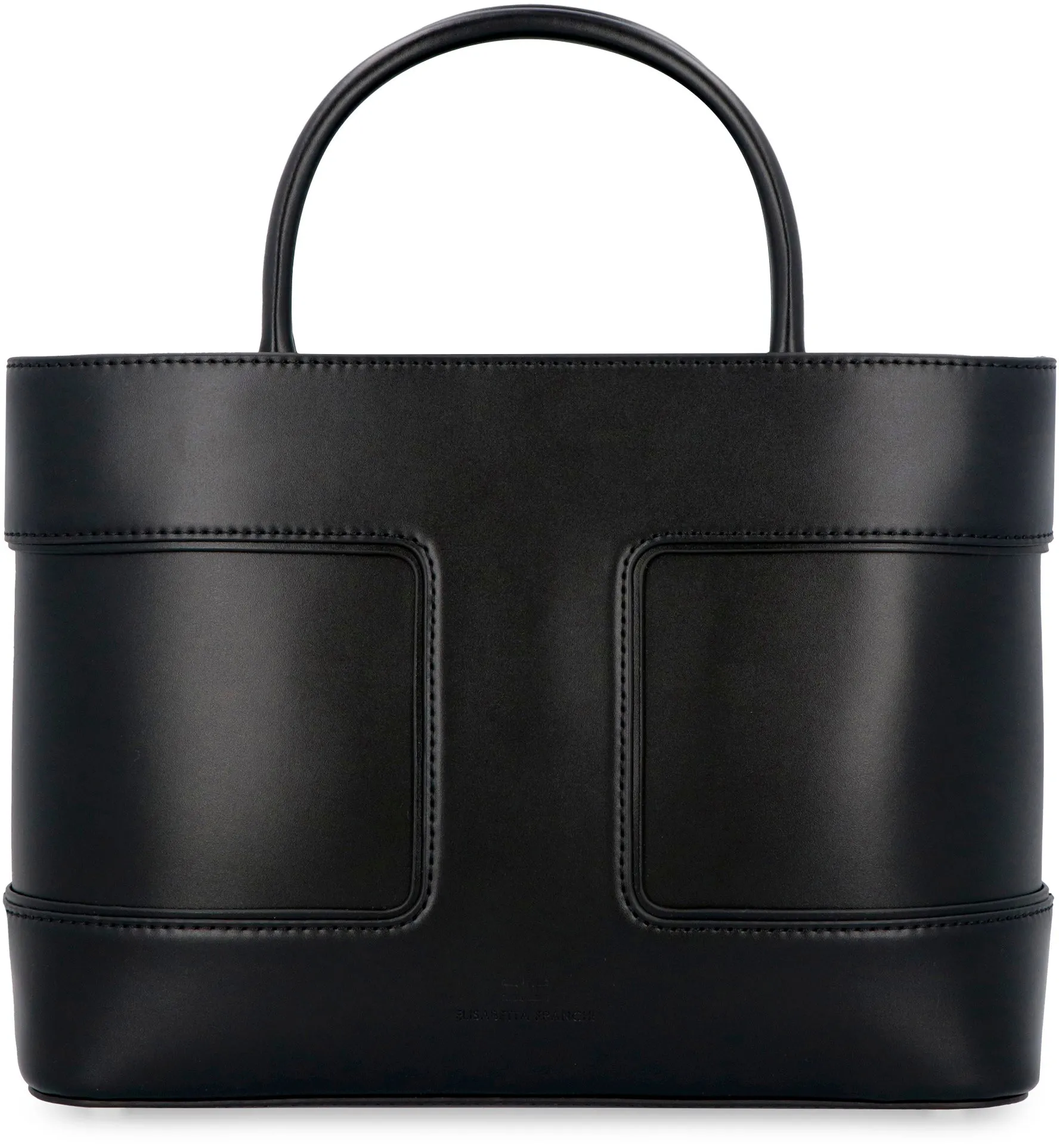 Faux leather hand bag