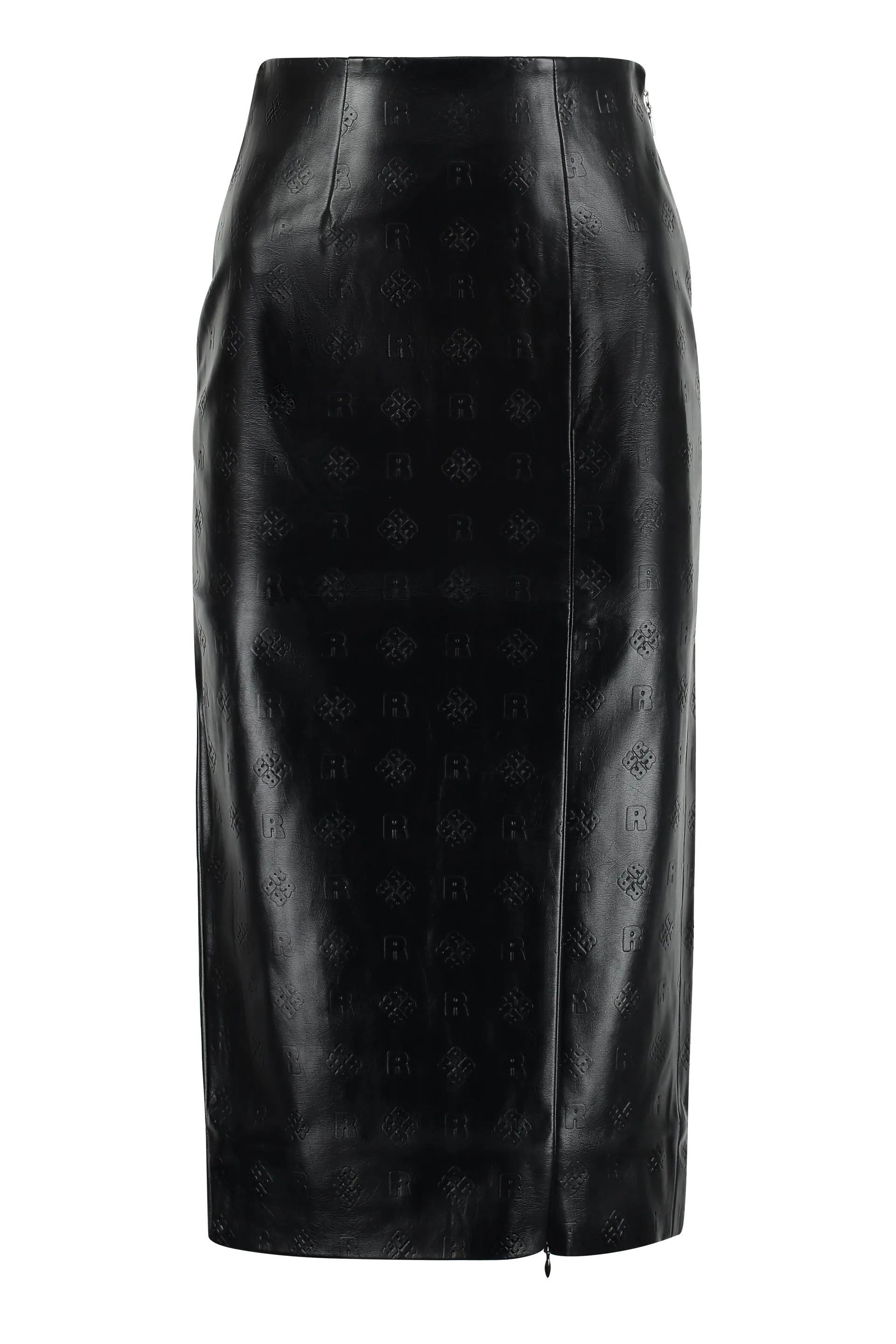 Faux leather skirt