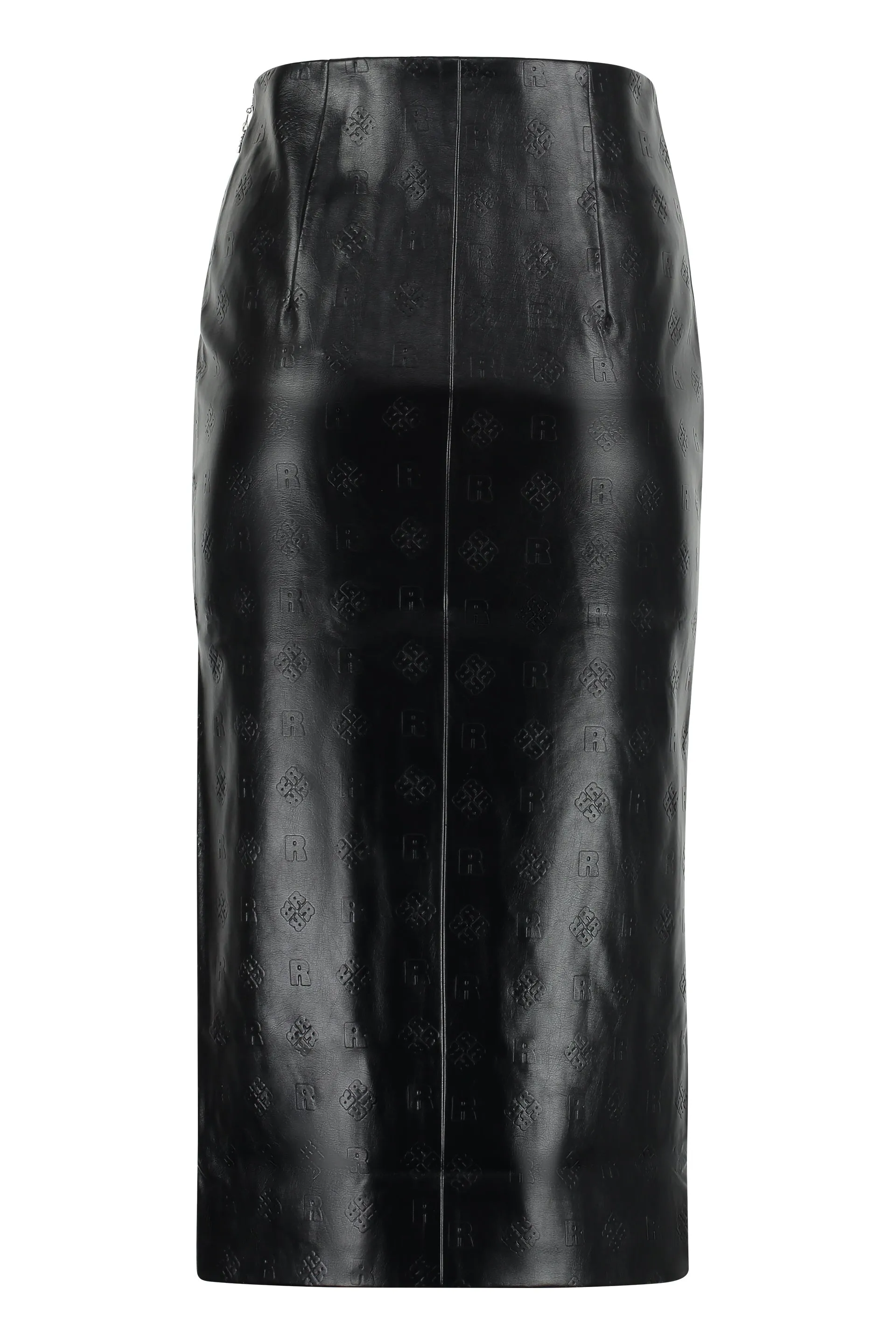 Faux leather skirt