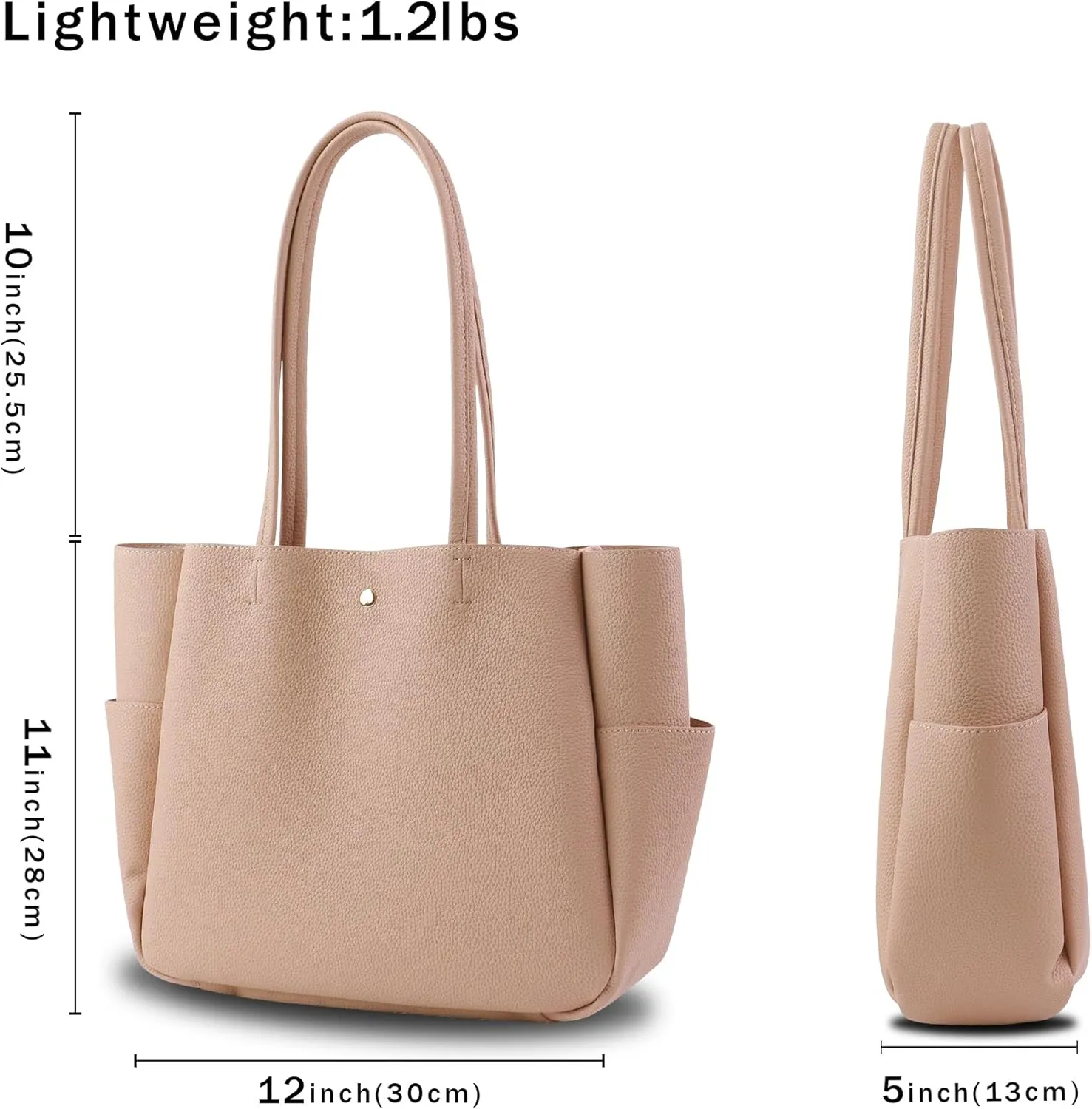 Faux Leather Tote Bag for Women Large Capacity Shoulder Bag Womens Oversized Tote Bag
