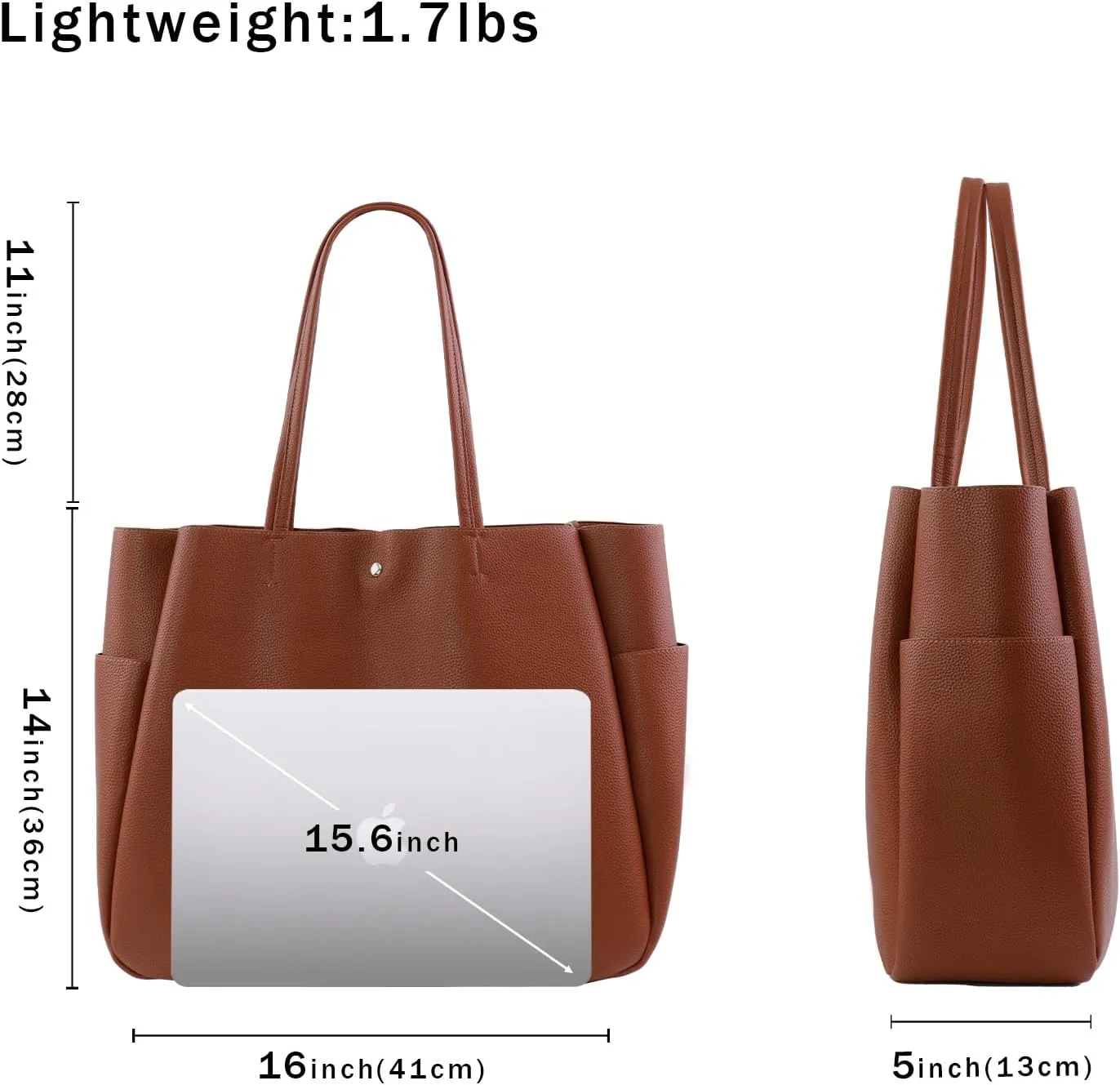 Faux Leather Tote Bag for Women Large Capacity Shoulder Bag Womens Oversized Tote Bag