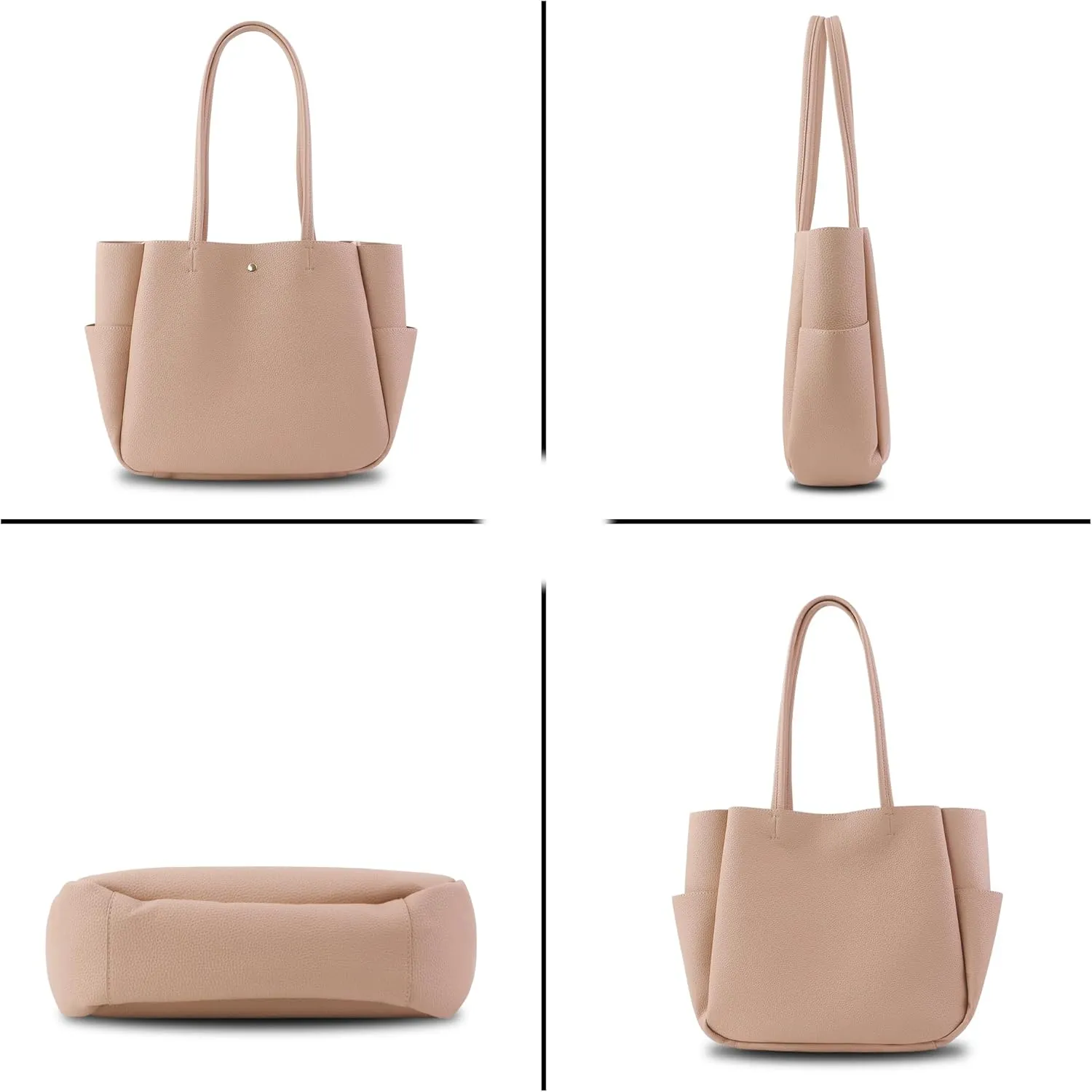 Faux Leather Tote Bag for Women Large Capacity Shoulder Bag Womens Oversized Tote Bag