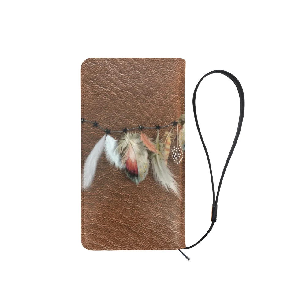 Feathers - Clutch Purse Large