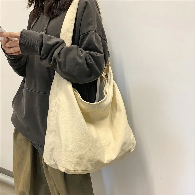 Female College For Class Style Large Shoulder Bags
