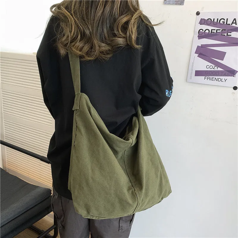 Female College For Class Style Large Shoulder Bags