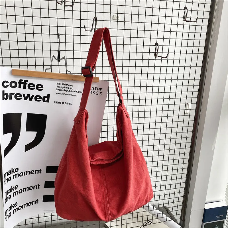 Female College For Class Style Large Shoulder Bags