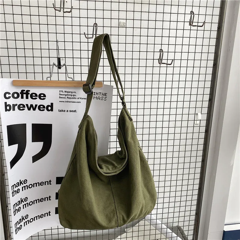 Female College For Class Style Large Shoulder Bags