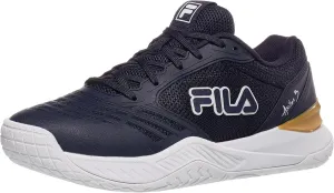 Fila Axilus 3 Womens Tennis Shoes Navy/Wht/Wheat B Medium 10
