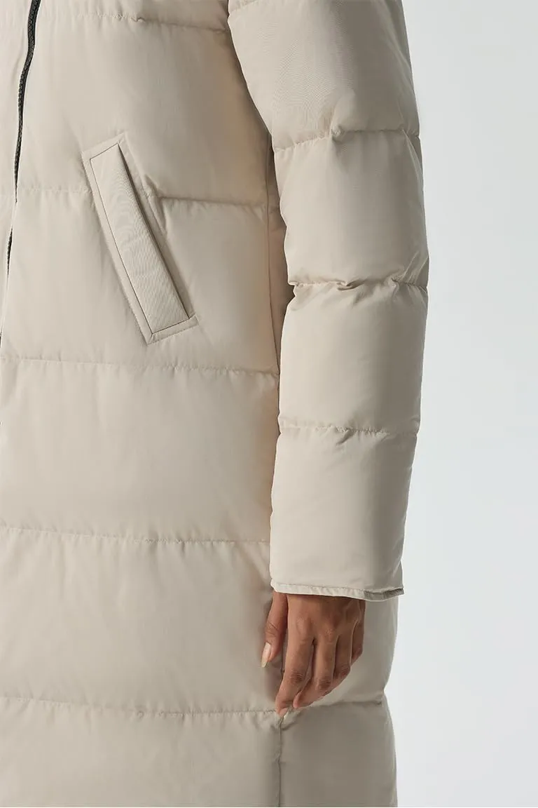 Fitouch Women's Waukee Long Down Coat Parka Jacket | 750  Fill Power | Full-Length