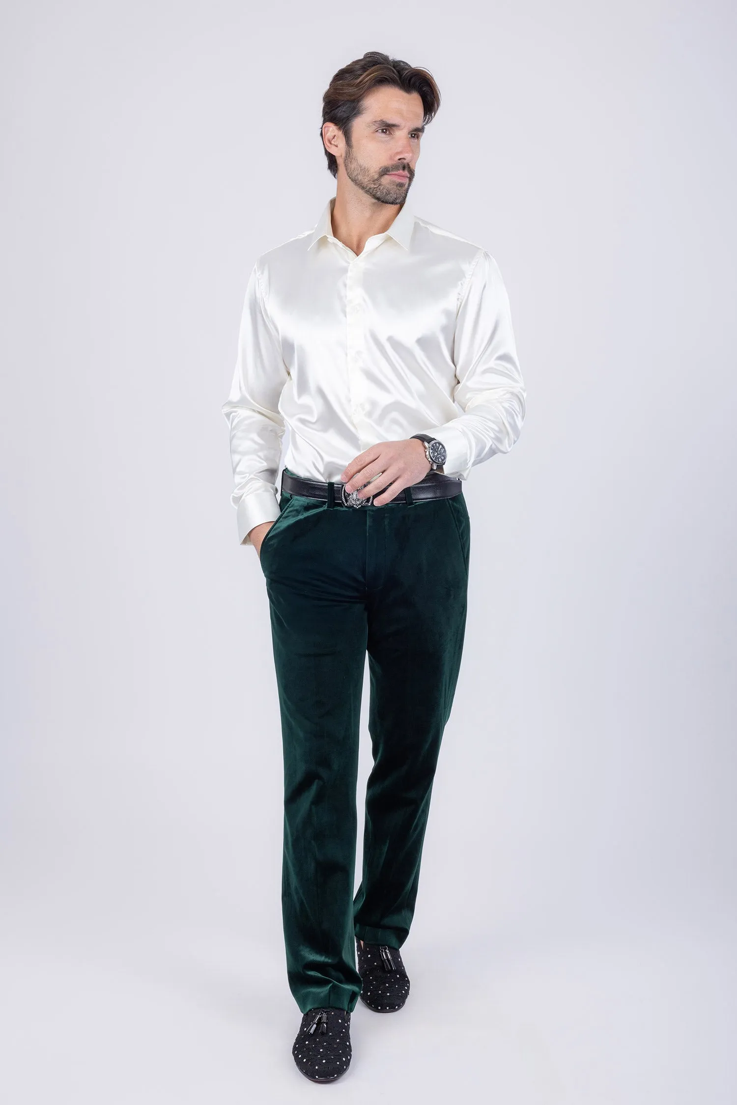 Fluffad Velvet Pants