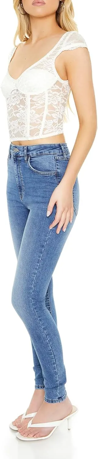 Forever 21 Women's High-rise Skinny Jeans