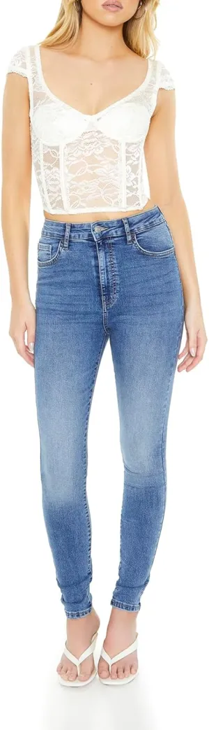 Forever 21 Women's High-rise Skinny Jeans