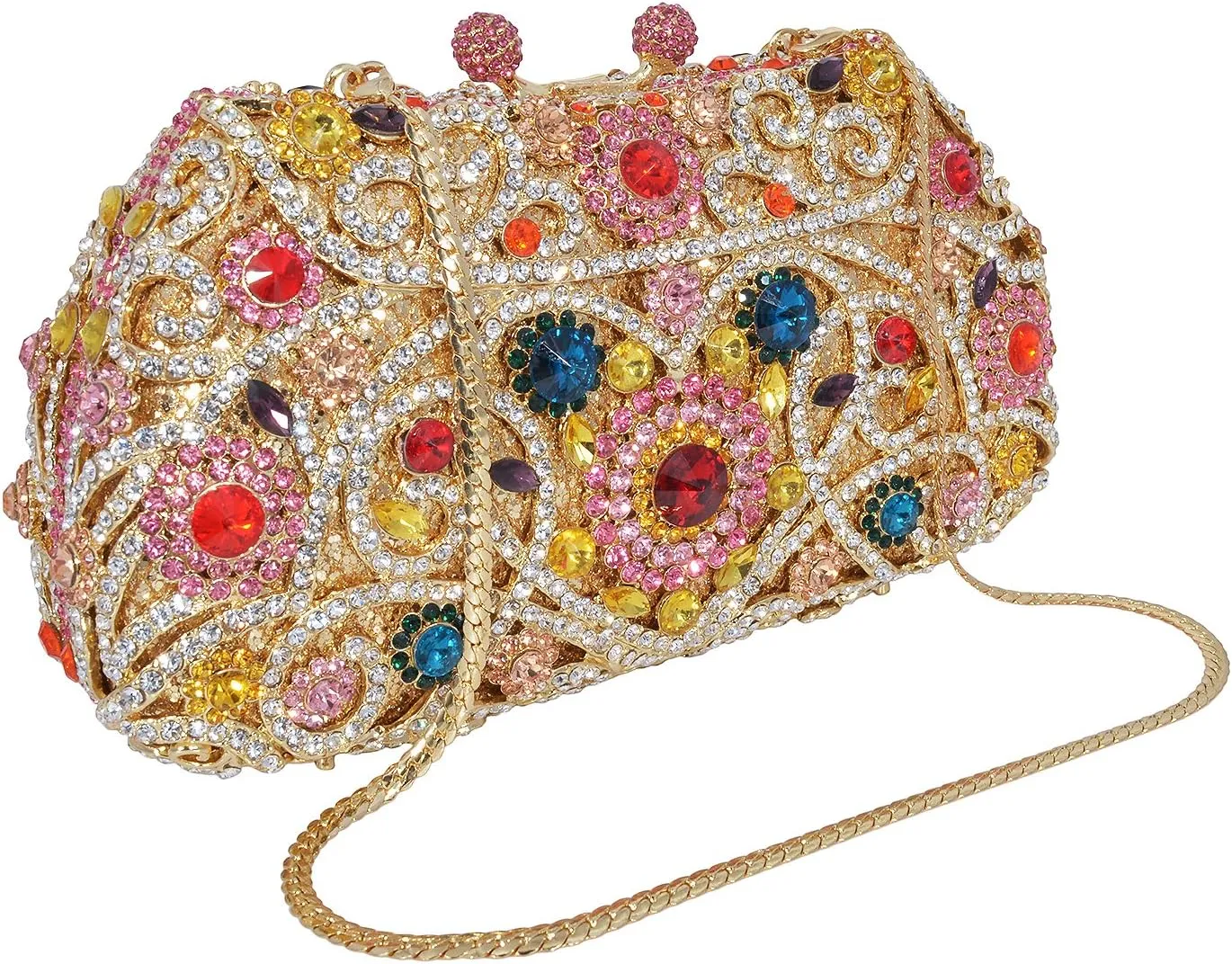 Formal Rhinestone Crystal Clutch Evening Wedding Bag For Women