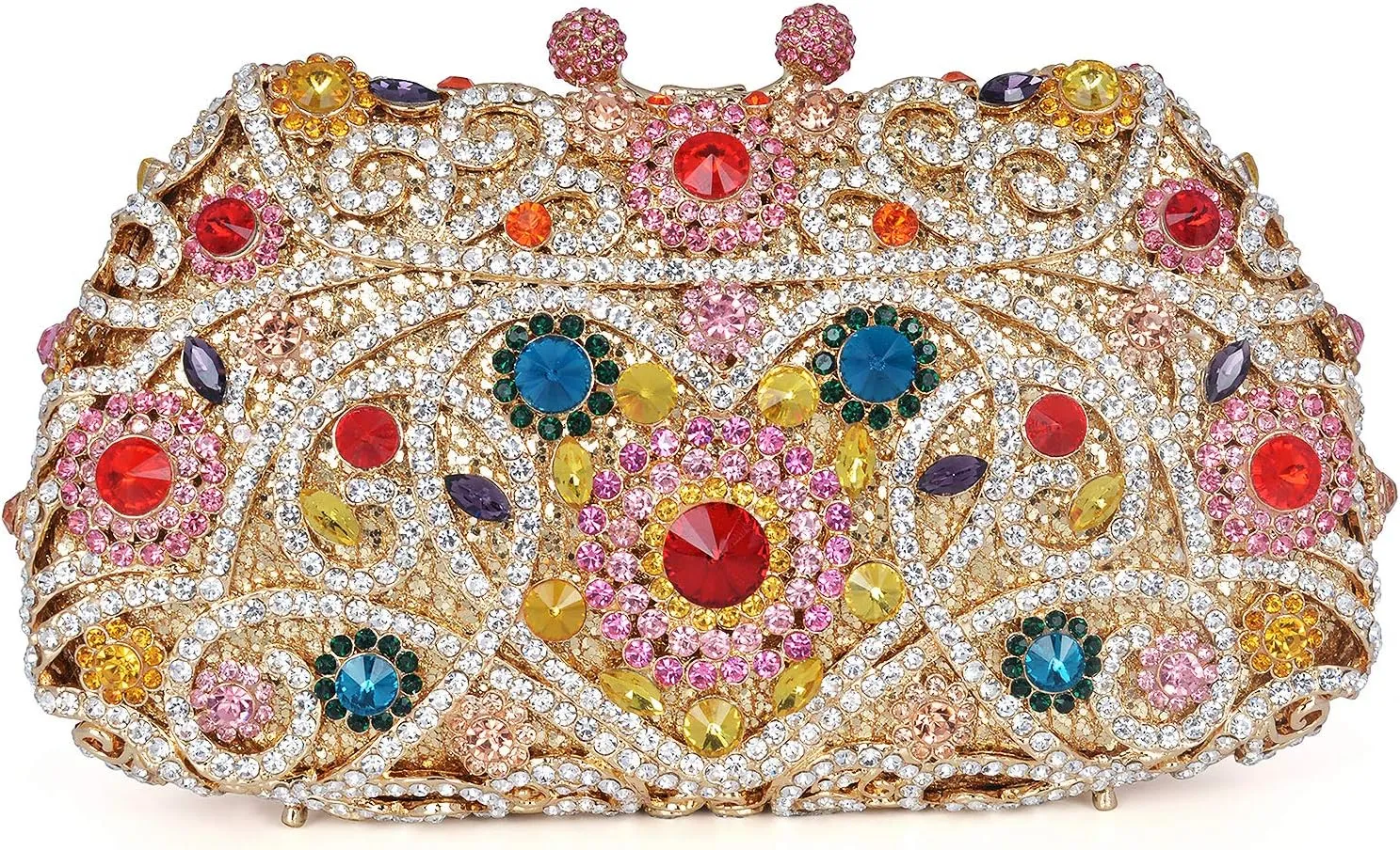 Formal Rhinestone Crystal Clutch Evening Wedding Bag For Women