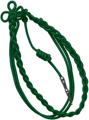 French Single One Color Shoulder Cord with Nickel Tip