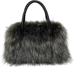 Furry Tote Bag for Women Fuzzy Faux Fur Large Tote Handbag Cute Soft Fluffy Purse Ladies Satchel