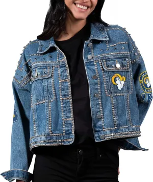 G-III Sports Women's NFL First Finish Medium Full-Button Jacket