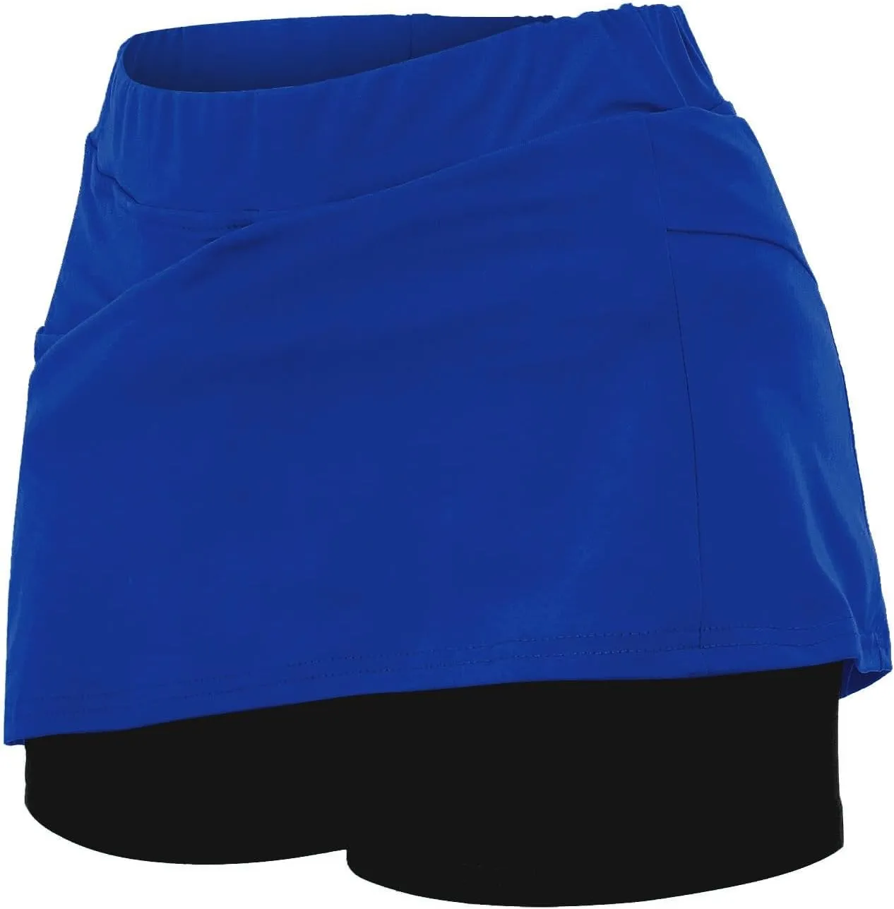 GIERIDUC Athletic Skorts for Women Plus Size Tummy Control Tennis Yoga Skirt Shorts High Waist Solid Comfy Elastic Shorts