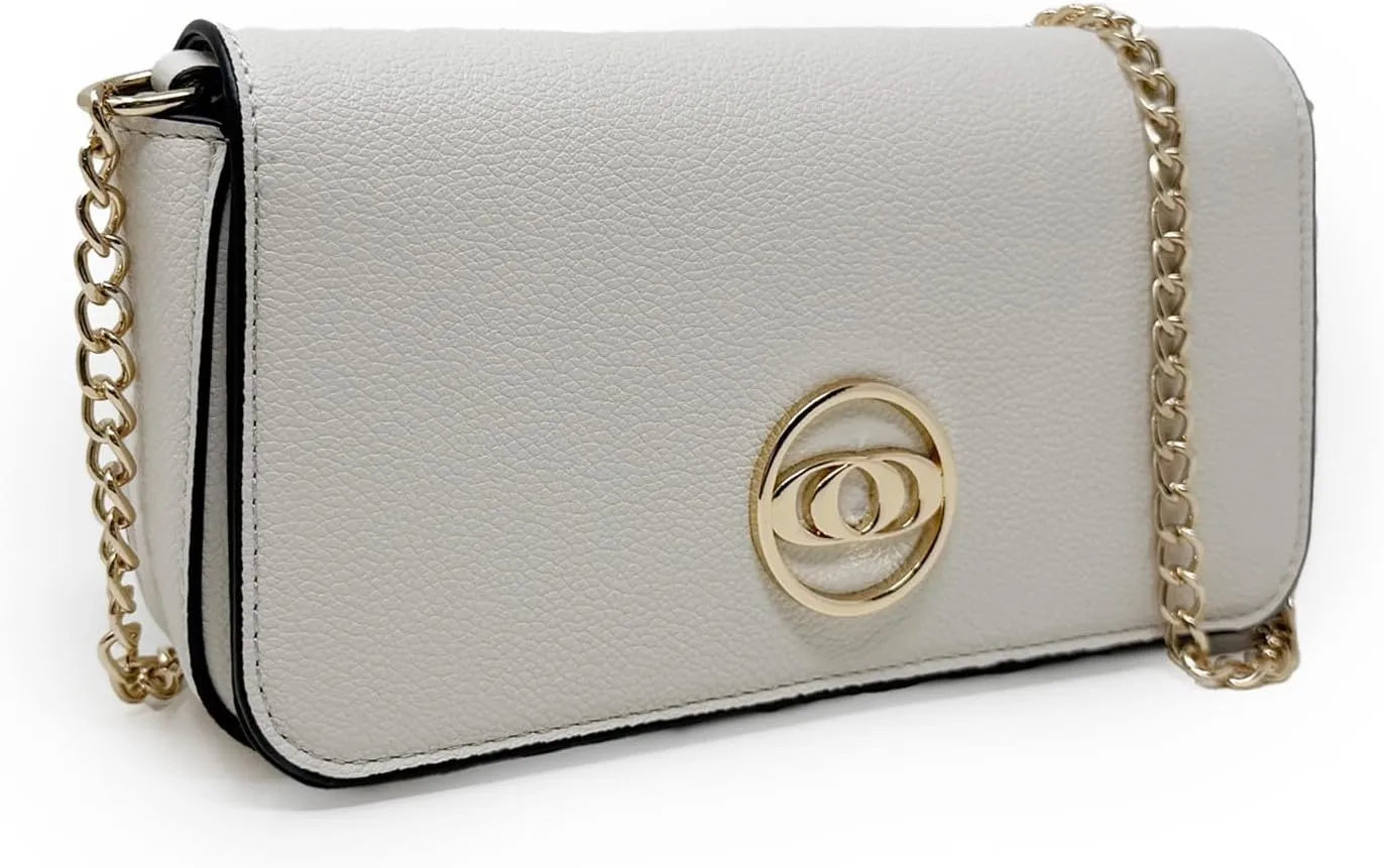 GLITZALL Small Crossbody Bag for Women Summer Mini Cute Cell Phone Purse Vegan Leather Shoulder Handbag with Chain Strap