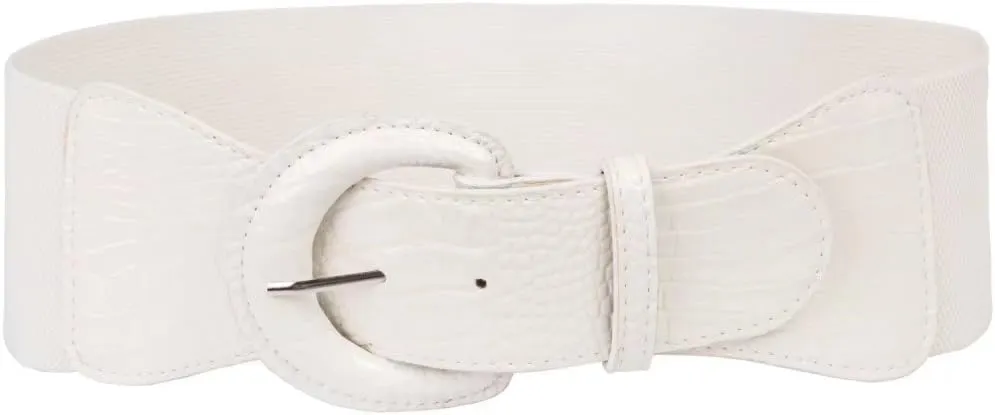 GRACE KARIN Women's Wide Stretchy Cinch Belt 3 Inch Vintage Chunky Buckle Belts S-XXXXL