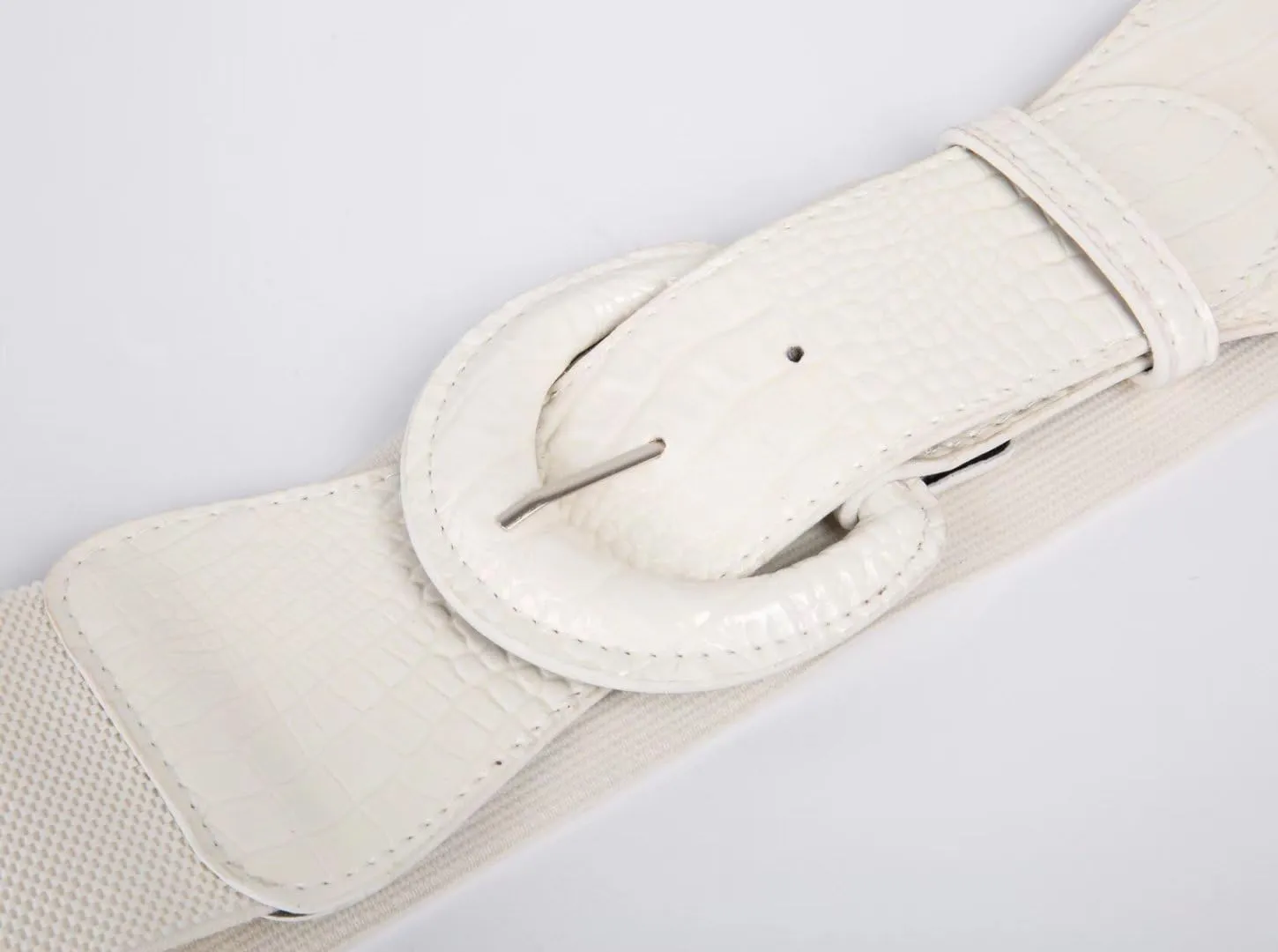 GRACE KARIN Women's Wide Stretchy Cinch Belt 3 Inch Vintage Chunky Buckle Belts S-XXXXL