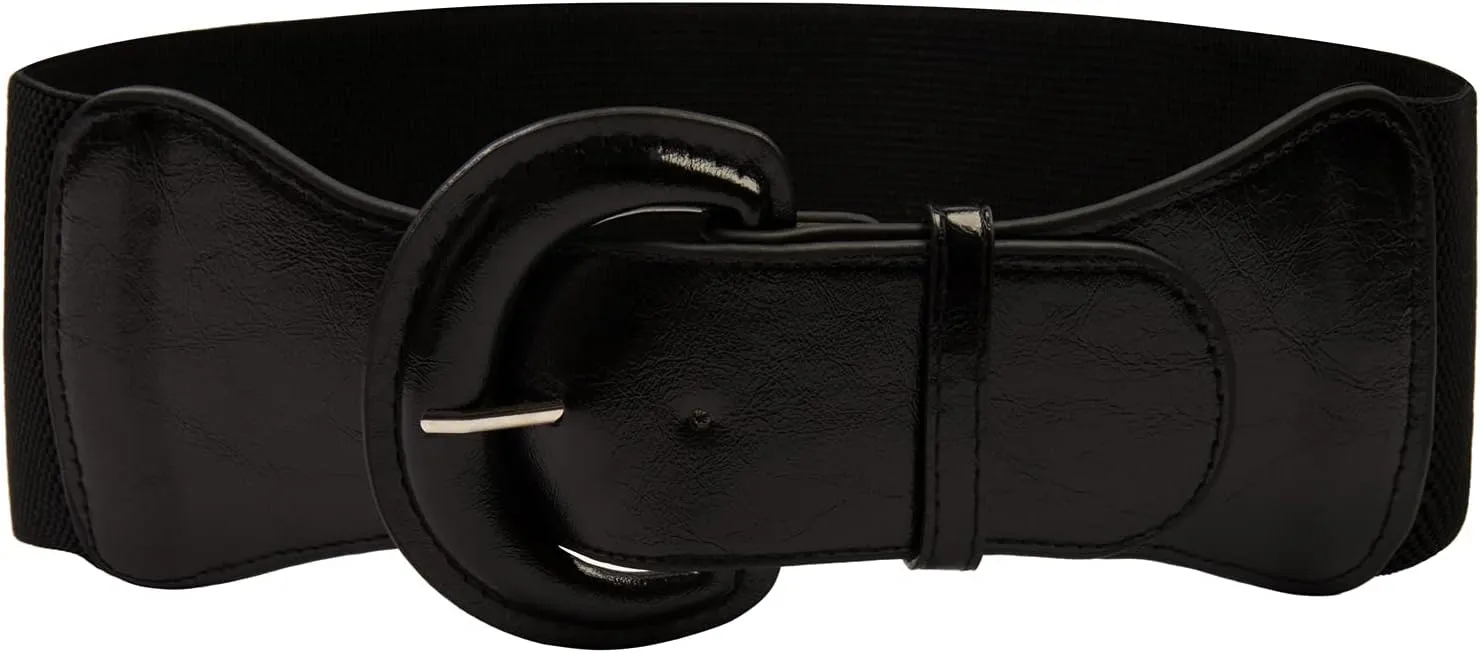 GRACE KARIN Women's Wide Stretchy Cinch Belt 3 Inch Vintage Chunky Buckle Belts S-XXXXL