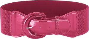GRACE KARIN Women's Wide Stretchy Cinch Belt 3 Inch Vintage Chunky Buckle Belts S-XXXXL