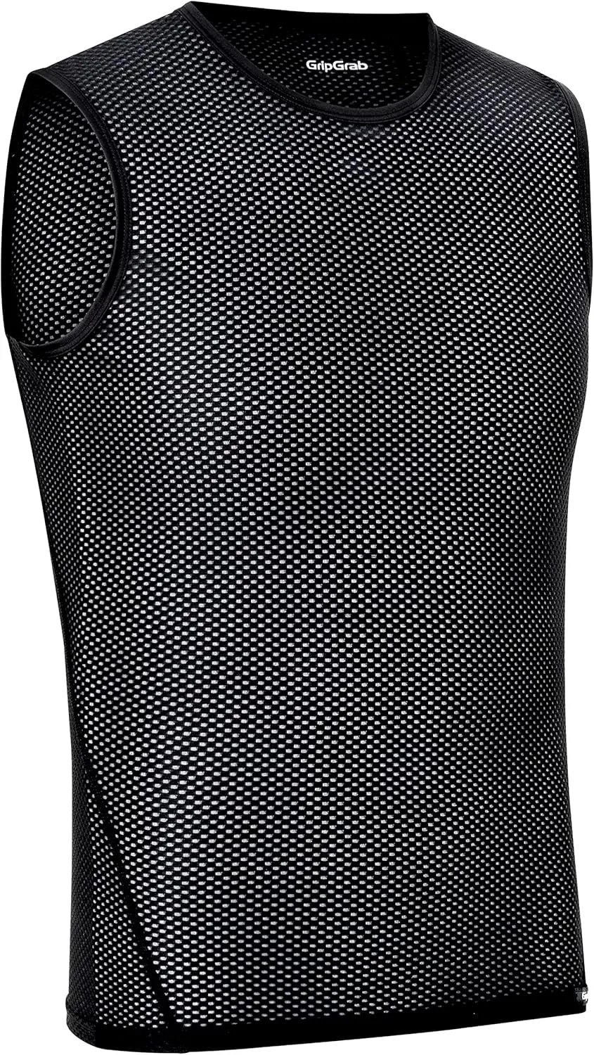 GripGrab Ultralight 1 and 3 Pack Sleeveless Mesh Summer Cycling Base Layer Biking Undershirt Lightweight Vest Cycling Shirt
