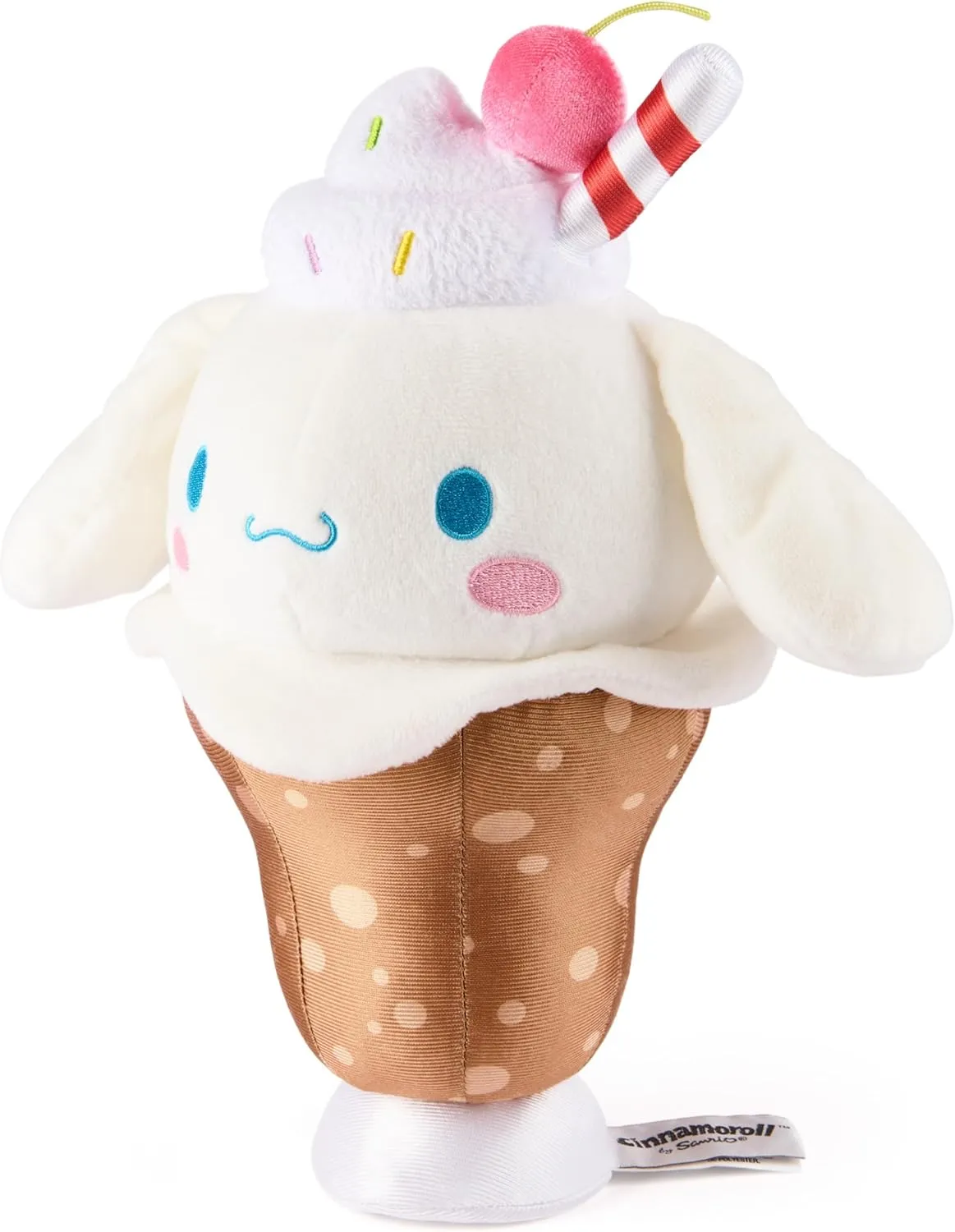GUND Sanrio Official Hello Kitty and Friends Cinnamoroll Root Beer Float Plush, Collectible Plush Toy, Stuffed Animal for Ages 1 and Up, Pink, 8”