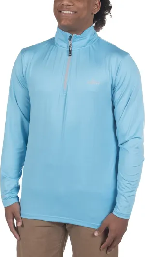 HABIT Men's Black Fork Mountain Trail 1/4 Zip Performance Layer