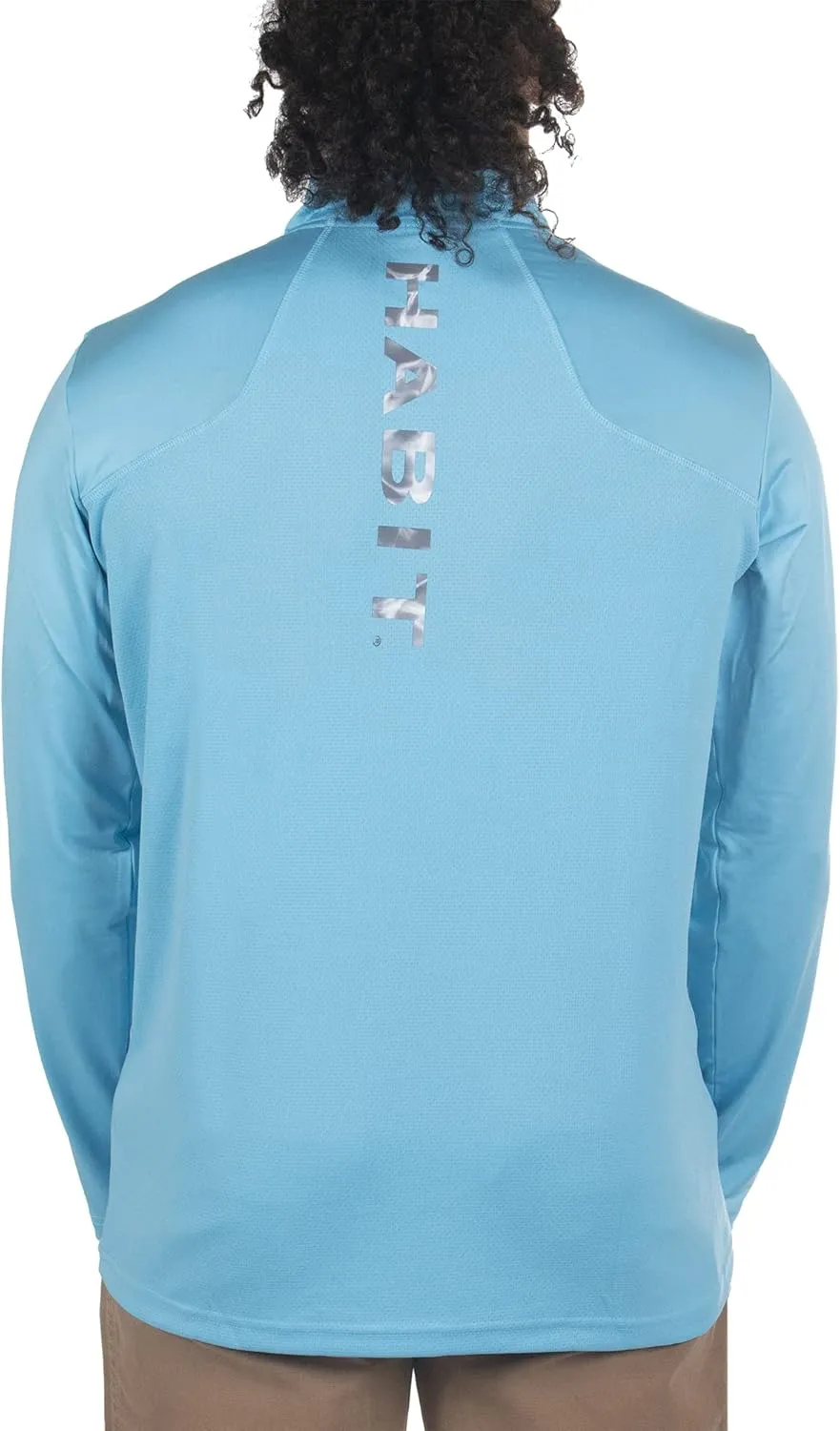 HABIT Men's Black Fork Mountain Trail 1/4 Zip Performance Layer