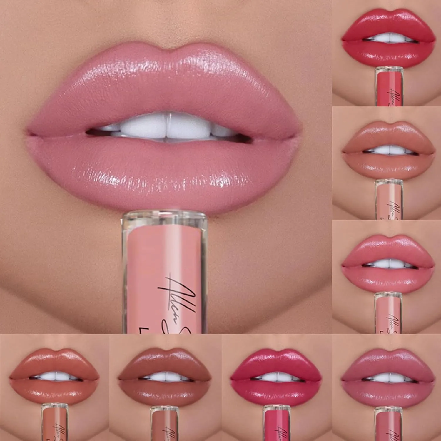 Hailnrothwad Lipstick, Hailnrothwad 12 Colors Cream Texture Lipstick, Creamy Texture, Light and Non-sticky, Highly Moisturizing, Non-sticky, Non-fading, Suitable for Women to Carry (06#)