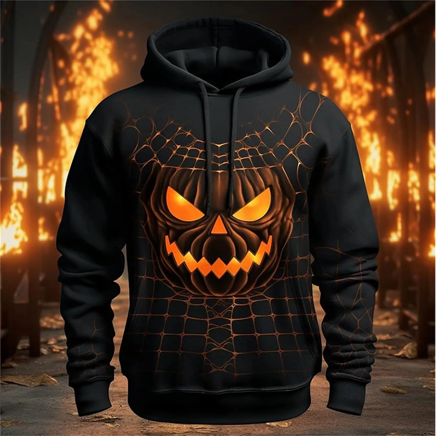 Halloween Apparel Long Sleeved Hoodie Sweatshirt Men Skeleton Hoodie Men Hoodie Halloween Jacket Men Cool For Men