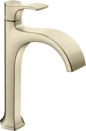 hansgrohe Locarno Transitional Ribbon Spray 1-Handle 1 14-inch Tall Bathroom Sink Faucet in Brushed Nickel, 04811820