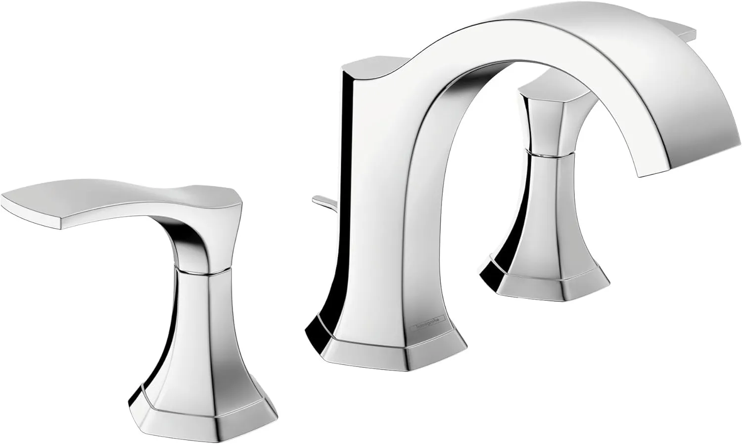 hansgrohe Locarno Transitional Ribbon Spray 2-Handle 3 6-inch Tall Bathroom Sink Faucet in Chrome, 04813000