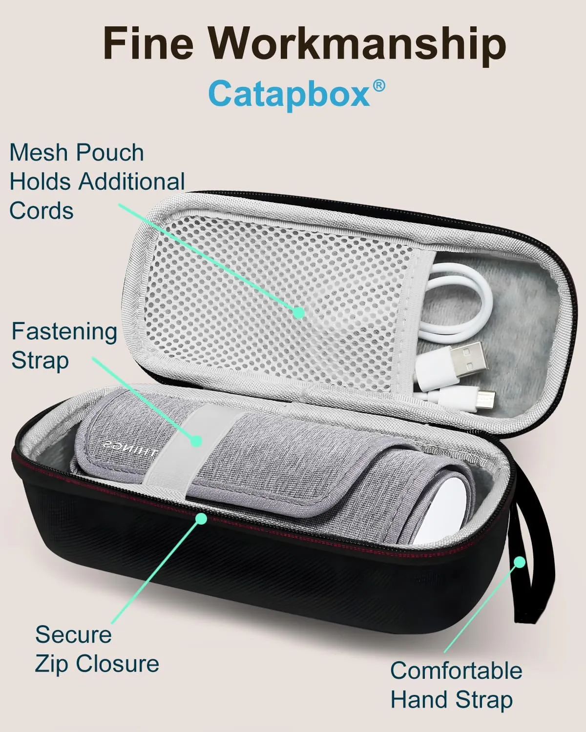 Hard Carrying Case for Withings BPM Connect Blood Pressure Monitor, Travel Storage Case for Withings BPM Connect BP Monitor, Case Only (Black)