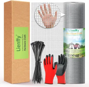 Hardware Cloth 1/4 Inch 16inx20ft-23 Gauge Chicken Wire Fencing- Hot dip Galvanized Welded Wire Mesh Roll for Crafts- Poultry Netting Quail/Rabbit Cage- Chicken Run/Coop- Garden Metal Fence