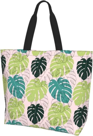 Hawaii Hawaiian Flower Tote Bag Reusable Shopping Bag Grocery Bags Fashion Shoulder Bag for Women Men
