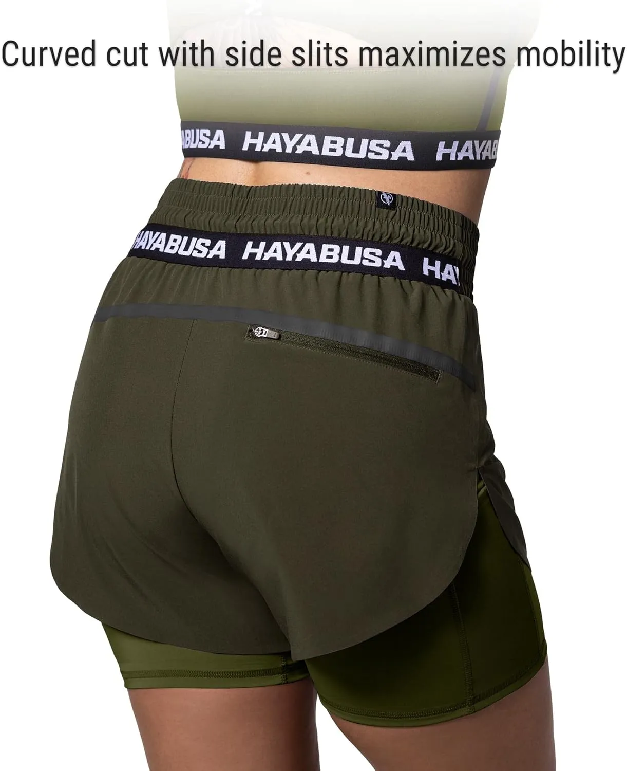 Hayabusa Women's Mid Rise Layered Shorts