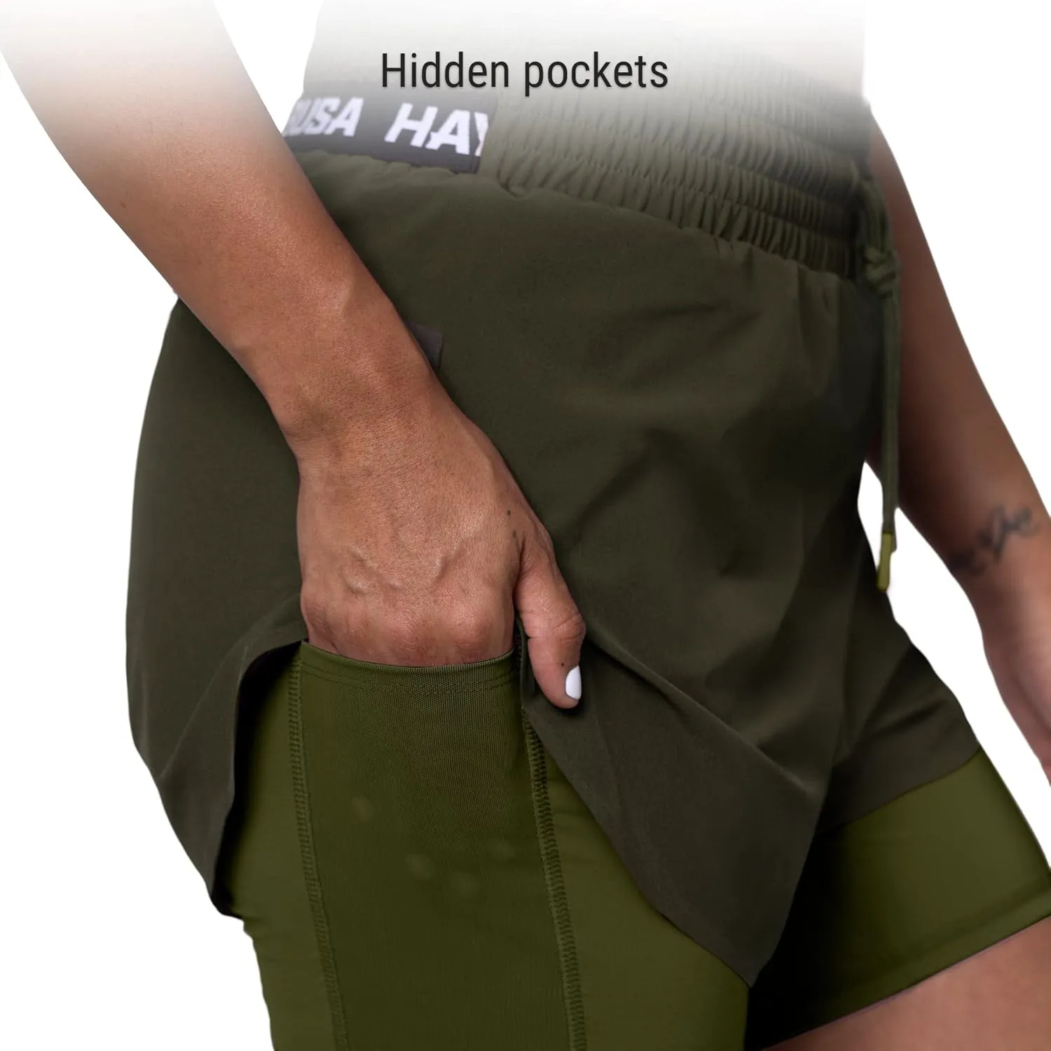 Hayabusa Women's Mid Rise Layered Shorts