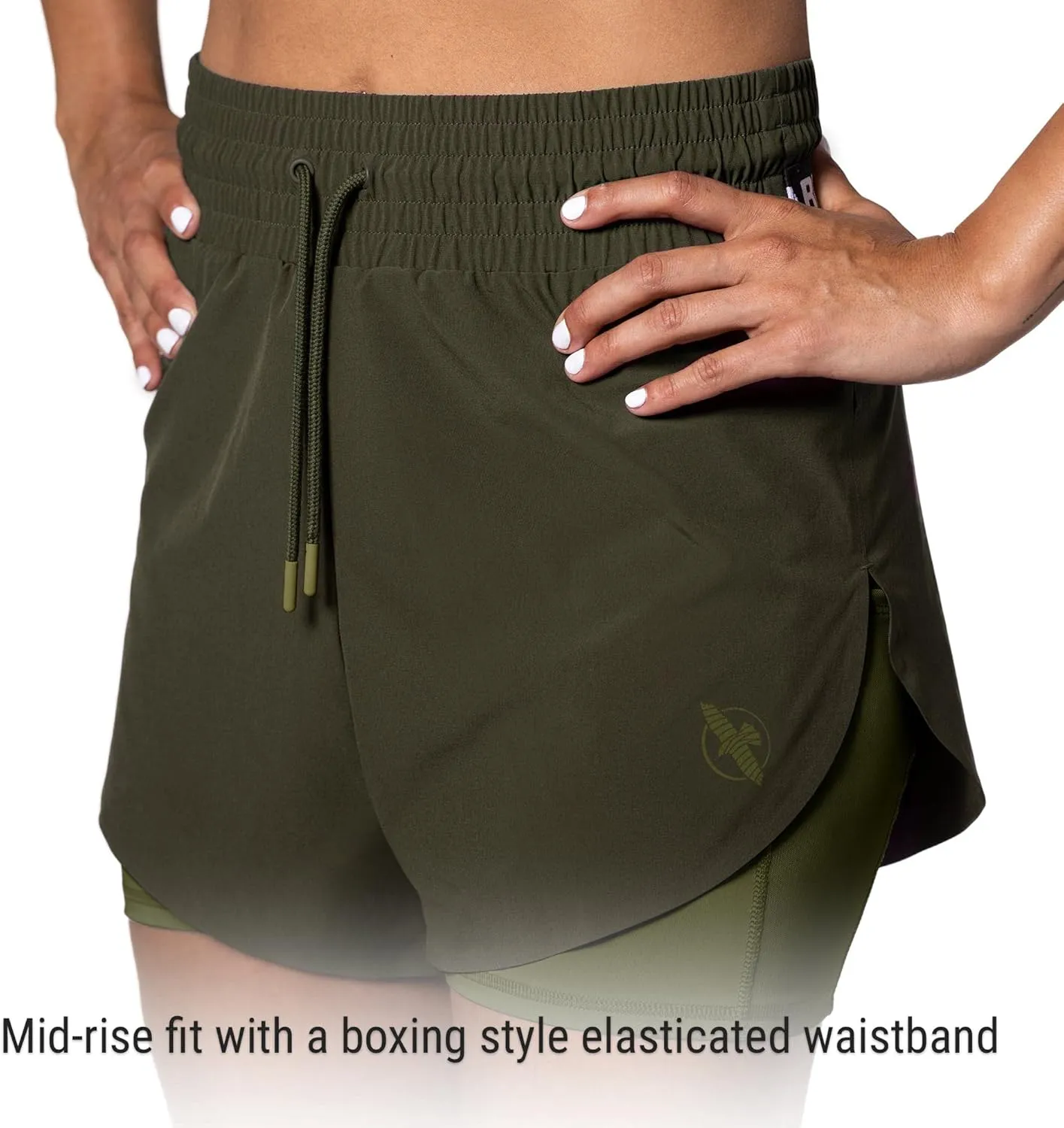 Hayabusa Women's Mid Rise Layered Shorts