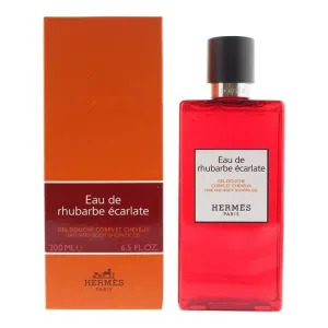 HERMES Eau De Rhubarbe Ecarlate Hair & Body Shower Gel 6.7 Ounce