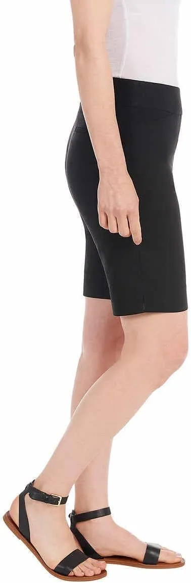 Hilary Radley Womens Midweight Mid Rise Pull On Bermuda Short