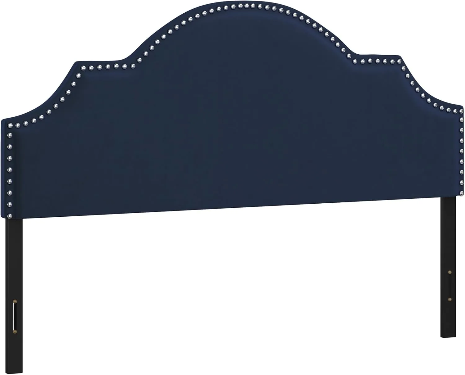 Hillsdale, Cynthia Upholstered Full/Queen Adjustable Headboard, Navy