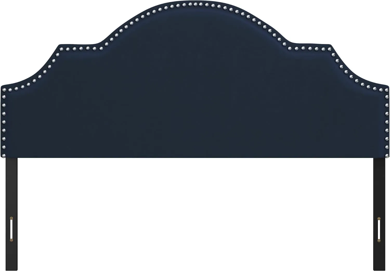 Hillsdale, Cynthia Upholstered Full/Queen Adjustable Headboard, Navy