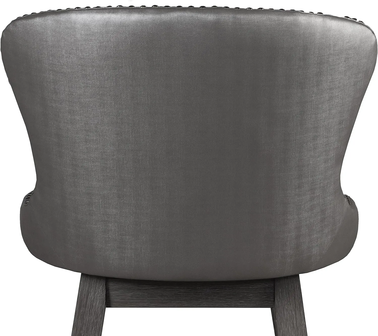 Hillsdale, Rosabella Wood Swivel Counter Height Stool, Wire Brush Gray
