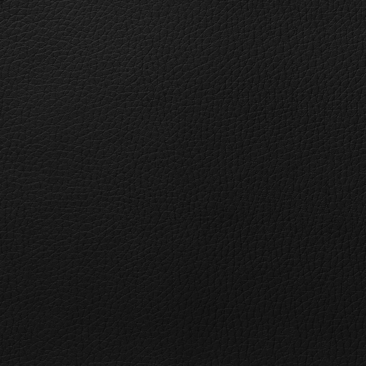 HomePop Modern Channel Tufted Faux Leather Ottoman Home Décor|Ottoman for Living Room & Bedroom - Black Faux Leather