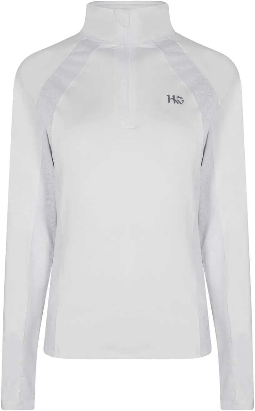 Horseware HW Ladies Aveen Tech Long Sleeve Top XL White