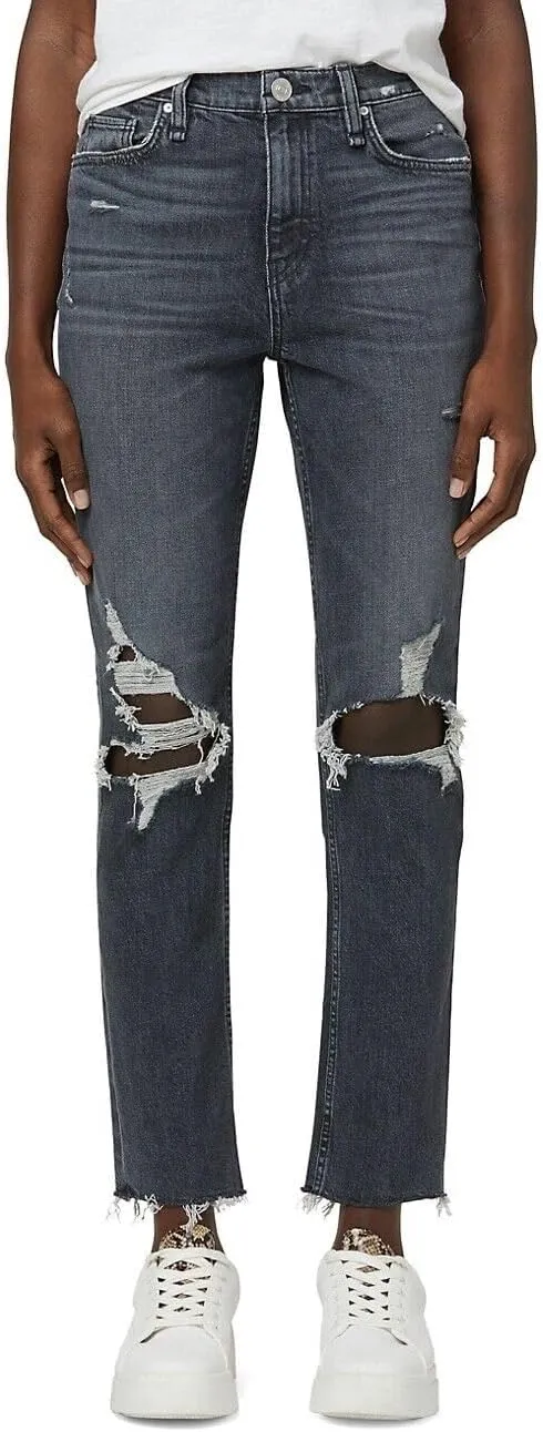 HUDSON Women's Holly High Rise, Straight Leg Jean