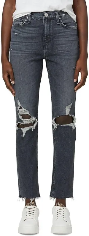 HUDSON Women's Holly High Rise, Straight Leg Jean